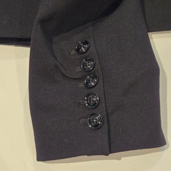 NWOT Boston Proper Size 16 Classic Black Boyfriend One-Button Blazer Jacket - Picture 5 of 10